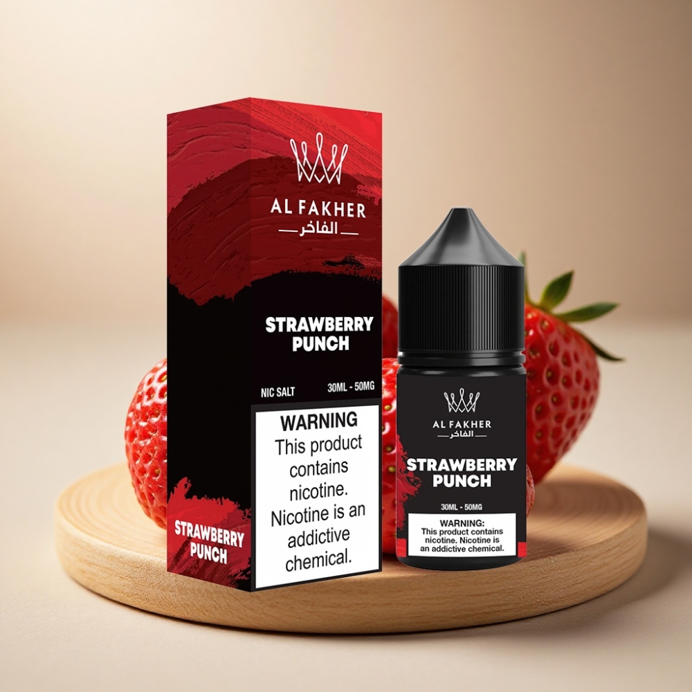 AL Fakher Nicotine Salt E-Liquid 30ml 50MG Jagodni Punch
