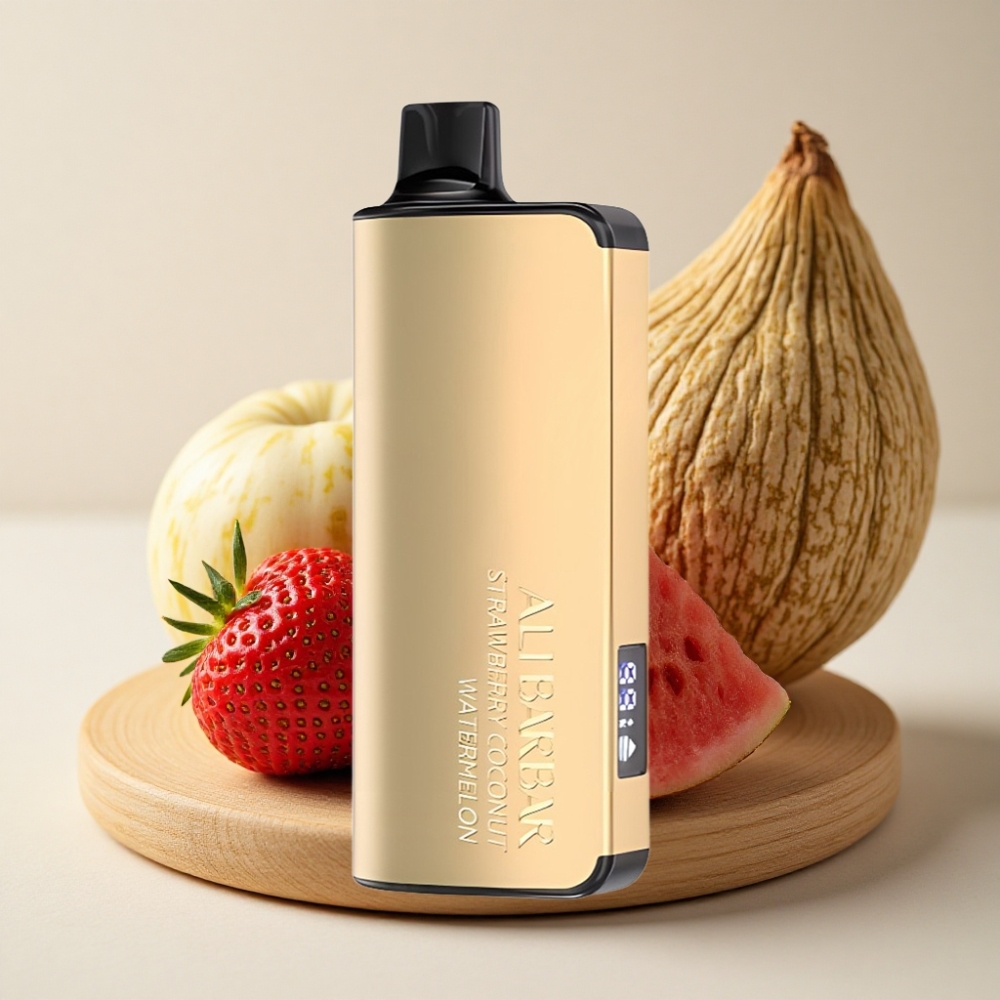 Alibarbar Ingot 9000 Puffs 22ml 2350mAh Jagoda Kokos Lubenica LED