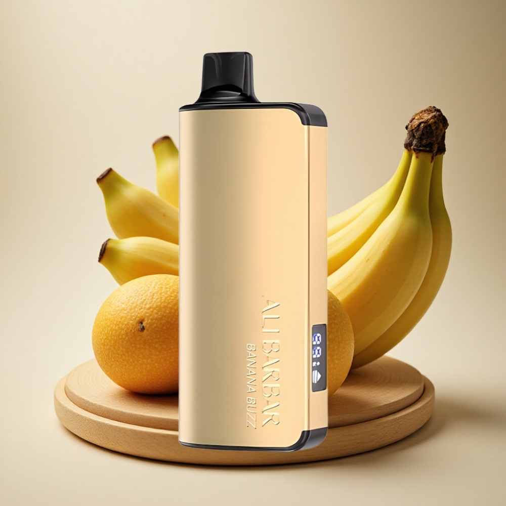 Alibarbar Ingot 9000 Puffs Banana Buzz 22ml 2350mAh LED Display