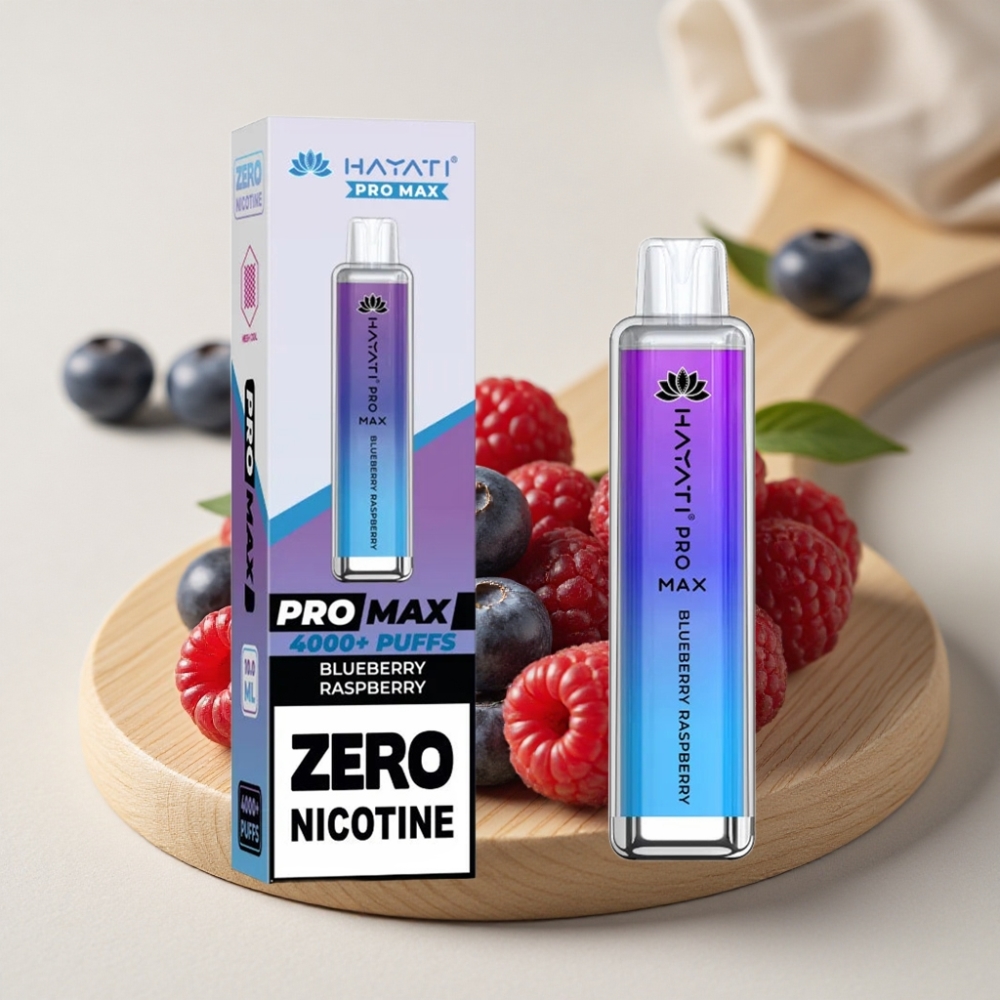Hayati Pro Max 4000 Puffs Dual Mesh Coil Plava Malina Borovnica Punjiva