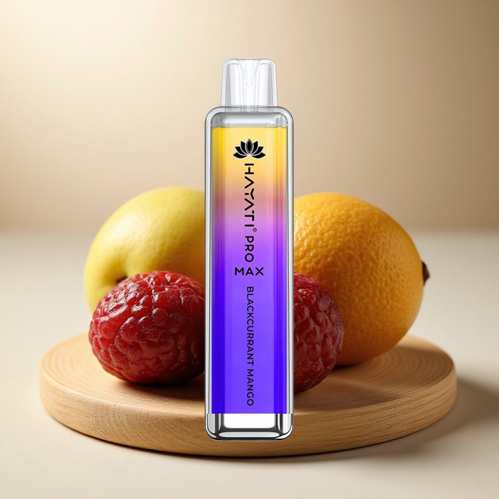 Hayati Pro Max 4000 Puffs Dual Mesh Crna Ribica Mango Punjiva LED