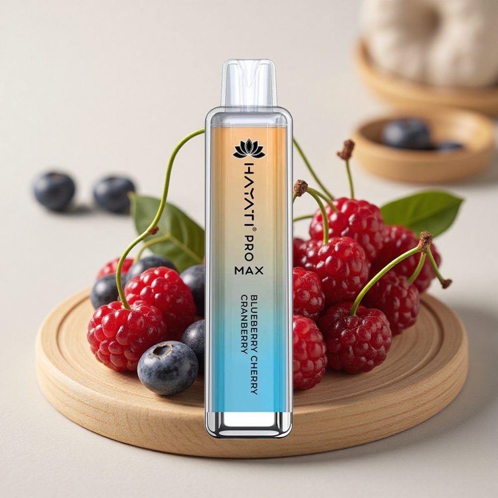 Hayati Pro Max 4000 Pufova Jednokratna vape Borova Trešnja Brusnica 2% 5% 1400mAh Dual Coil