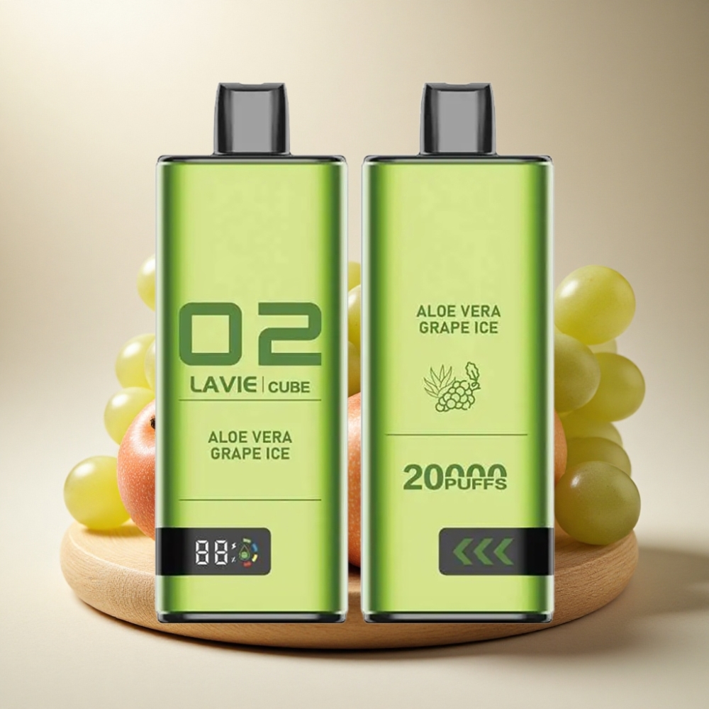 Lavie Cube 20000 Puffs 28ML 600mAh Aloe Vera Grožđe Led Jednokratna vape