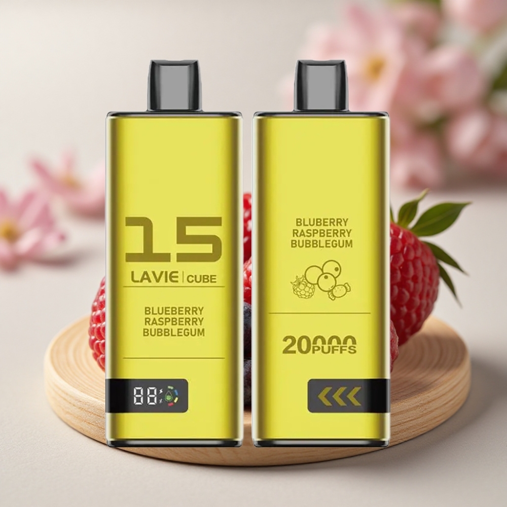 Lavie Cube 20000 Puffs Jednokratna vape Plavi Malina Bubica 28ML Type-C