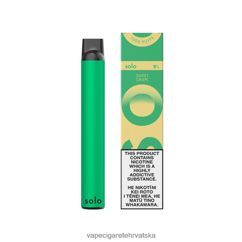 Vape Pen - Solo jednokratna kolekcija vape paradise slatko grožđe V62Z6420