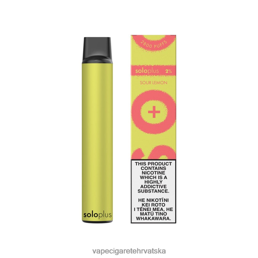 Vape Shop Zagreb - Solo Plus jednokratni vape kiseli limun V62Z6436