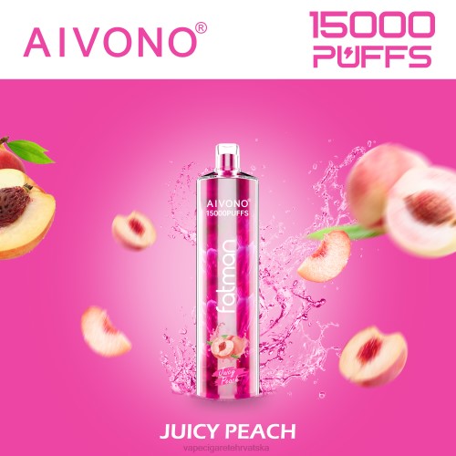 Jednokratni Vape Hrvatska - Aivono FATMAN 15000 80DD017 sočna breskva