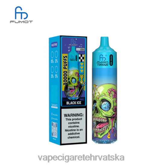 Jednokratni Vape Hrvatska - Fumot Tornado 30k glazbe crni led 8448L2