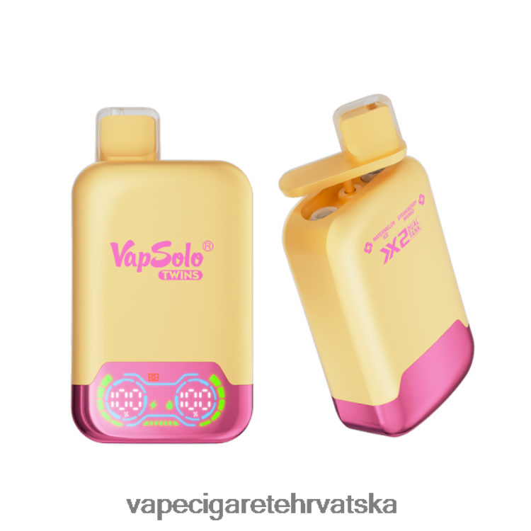 Jednokratni Vape Hrvatska - Vapsolo TWINS jednokratni vape led od lubenice i manga od jagode DV2200147