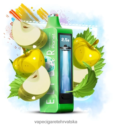 Vape 10000 Puffs - Elf Bar Planet 25000 dupla jabuka 28XT4B14
