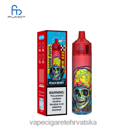 Vape 10000 Puffs - Fumot Tornado 30k glazbe bobica breskve 8448L19