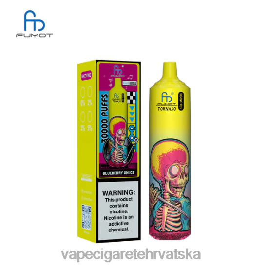 Vape 10000 Puffs - Fumot Tornado 30k glazbe borovnica na ledu 8448L4