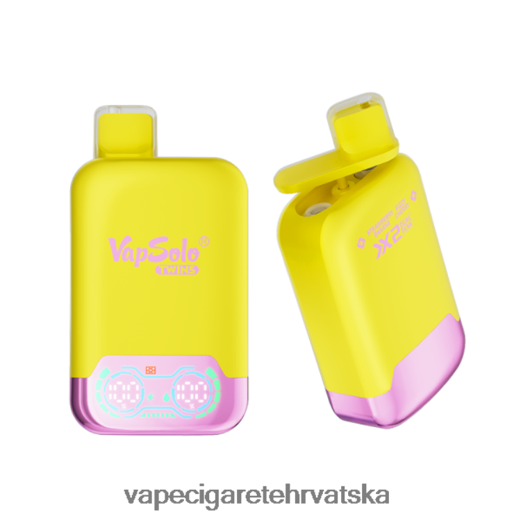 Vape 10000 Puffs - Vapsolo TWINS jednokratni vape jagoda banana & gazirana višnja DV2200144