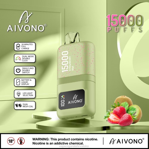 Vape Cigarete - Aivono AIM magic 15000 80DD063 jagoda kivi