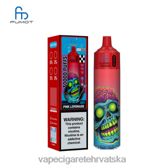 Vape Cigarete - Fumot Tornado 30k glazbe ružičasta limunada 8448L23