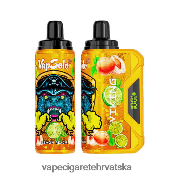 Vape Cigarete - Vapsolo VIKING jednokratni vape limunska breskva DV2200153