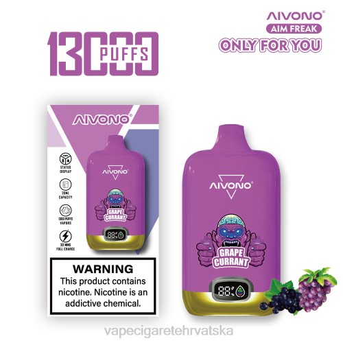 Vape Shop Zagreb - Aivono AIM FREAK 13000 80DD0251 grožđa ribizla