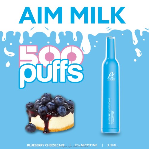 Vape 10000 Puffs - Aivono AIM MILK 500 80DD0274 torta od sira od borovnica