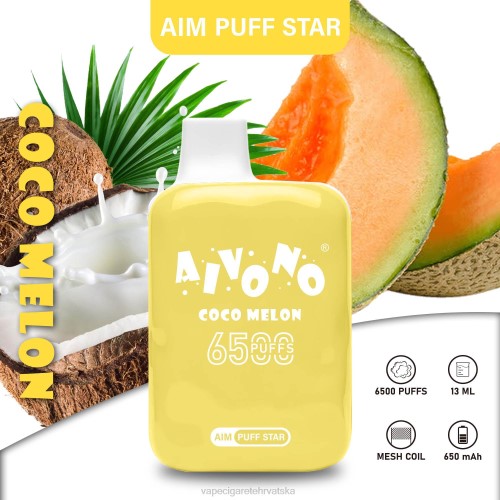 Jednokratni Vape Hrvatska - Aivono AIM PUFF STAR 6500 80DD0297 cocomelon