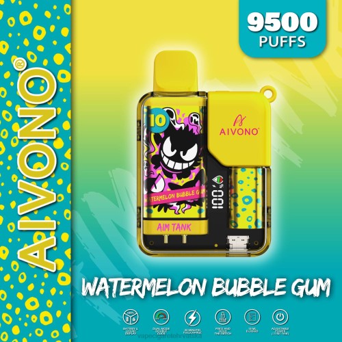 Vape 10000 Puffs - Aivono AIM TANK 9500 80DD044 žvakaća guma od lubenice