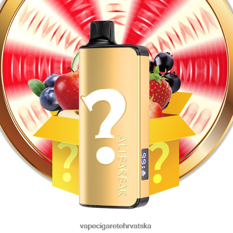 Vape 10000 Puffs - Alibarbar Ingot 9000 vape za jednokratnu upotrebu rulet okusa DV220019