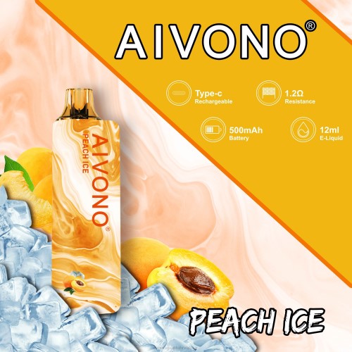 Vape Cigarete - Aivono AIM GUN 7000 80DD0103 led od breskve