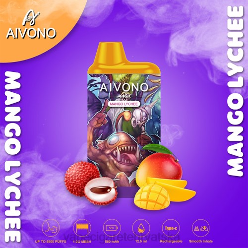 Vape Cigarete - Aivono AIM MAGIC 5800 kutija za cigarete 80DD098 mango liči