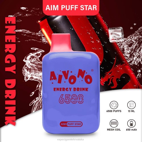 Vape Cigarete - Aivono AIM PUFF STAR 6500 80DD0293 energetsko piće