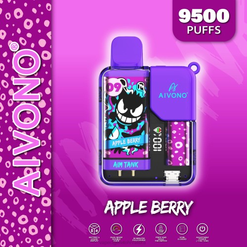 Vape Cigarete - Aivono AIM TANK 9500 80DD043 jabuka bobica