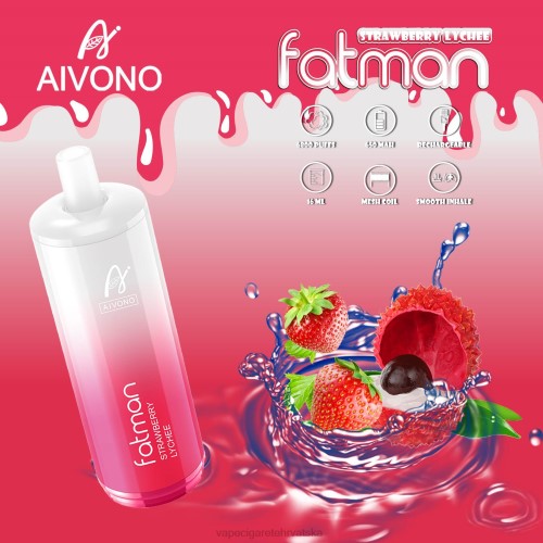 Vape Cigarete - Aivono FATMAN 6800 80DD023 liči od jagode