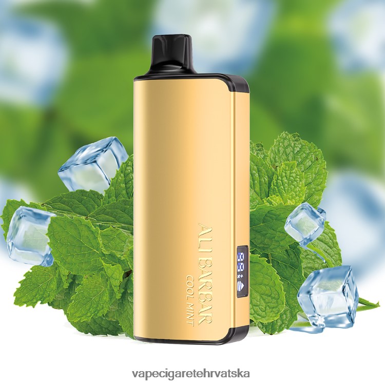 Vape Cigarete - Alibarbar Ingot 9000 vape za jednokratnu upotrebu hladna menta DV220018