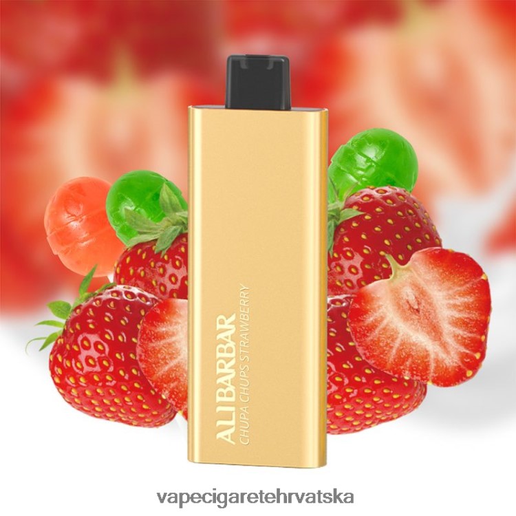 Vape Cigarete - Alibarbar Pandora 7000 vape za jednokratnu upotrebu chupa chups jagoda DV220053