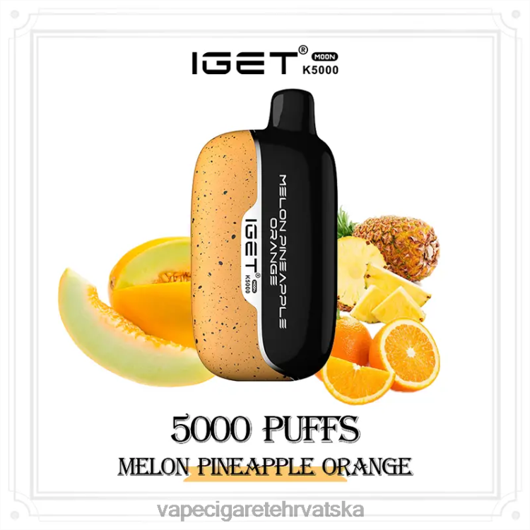 Vape Cigarete - IGET Moon k5000 4RDNF13 dinja ananas naranča