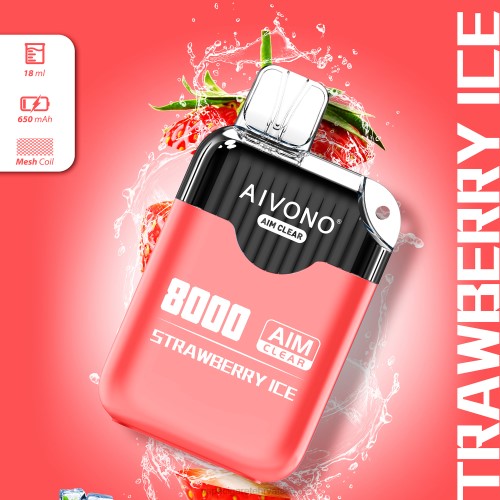Vape Pen - Aivono AIM CLEAR 8000 80DD0205 led od jagoda