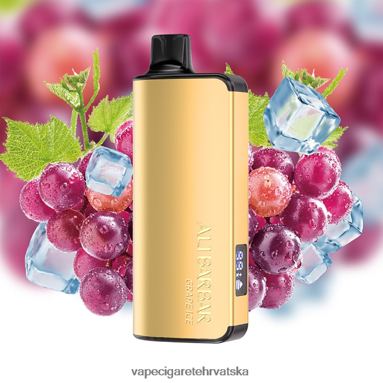 Vape Pen - Alibarbar Ingot 9000 vape za jednokratnu upotrebu led od grožđa DV220020