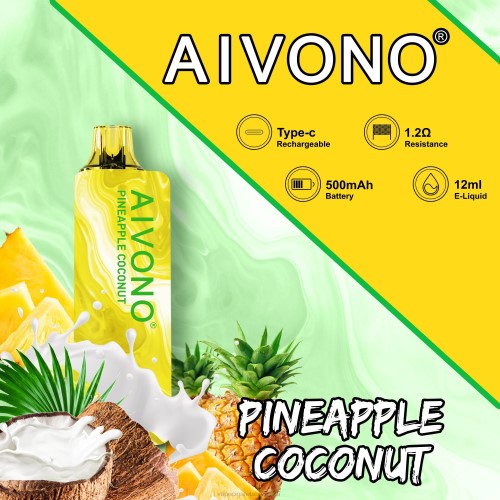 Vape Shop Zagreb - Aivono AIM GUN 7000 80DD0106 ananas kokos