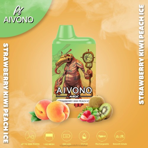 Vape Shop Zagreb - Aivono AIM MAGIC 5800 kutija za cigarete 80DD096 jagoda kivi breskva led
