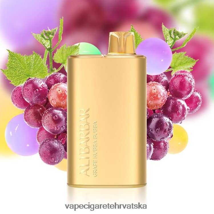 Vape Shop Zagreb - Alibarbar Rich 8000 jednokratnih vapea grožđe hubba bubba DV22006