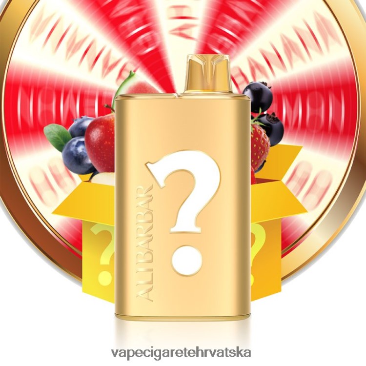 Vape Shop Zagreb - Alibarbar Rich 8000 jednokratnih vapea rulet okusa DV22001