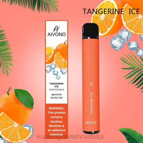 Jednokratni Vape Hrvatska - Aivono AIM PLUS 800 80DD0197 led od mandarine