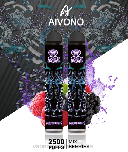 Jednokratni Vape Hrvatska - Aivono AIM SNAKE 2500 80DD0312 pomiješati bobičasto voće