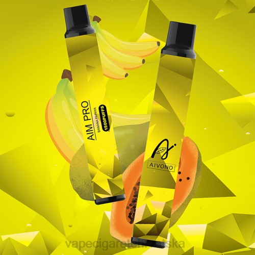 Vape 10000 Puffs - Aivono AIM PRO 1500 80DD0169 banana papaja