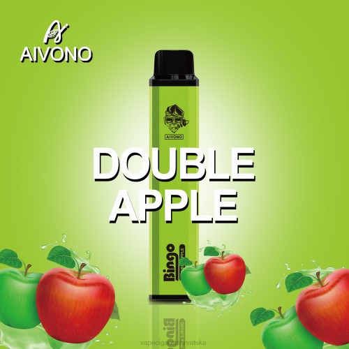 Vape Cigarete - Aivono AIM BINGO 4000 80DD0138 dupla jabuka