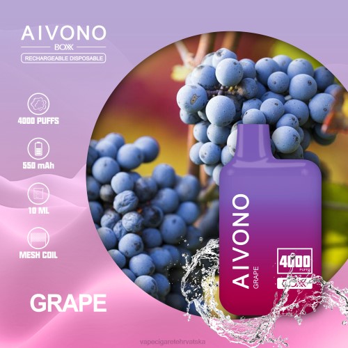 Vape Cigarete - Aivono AIM BOXX 4000 80DD0213 grožđe