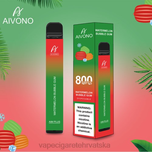 Vape Cigarete - Aivono AIM PLUS 800 80DD0198 žvakaća guma od lubenice