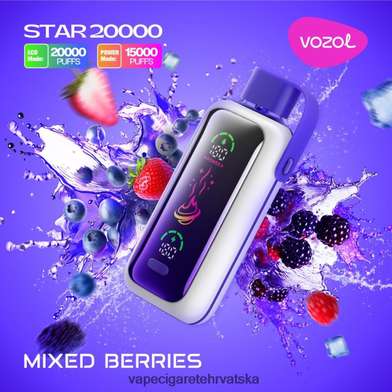 Vape 10000 Puffs - VOZOL STAR 20000 DT00R14 miješano bobičasto voće
