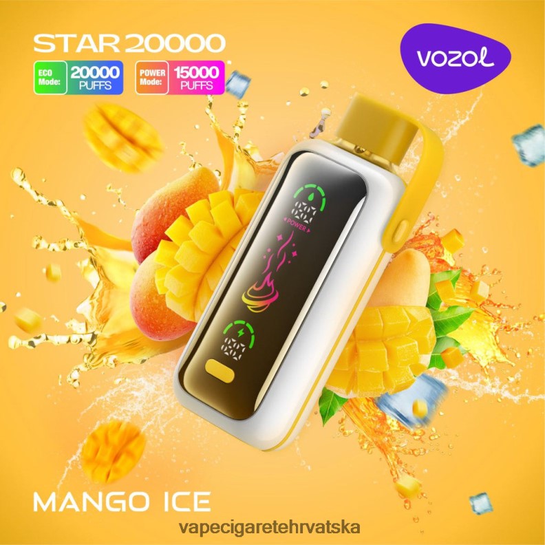 Vape Cigarete - VOZOL STAR 20000 DT00R13 led od manga