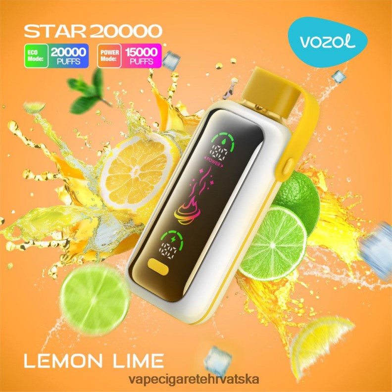 Vape Shop Zagreb - VOZOL STAR 20000 DT00R11 limun limeta