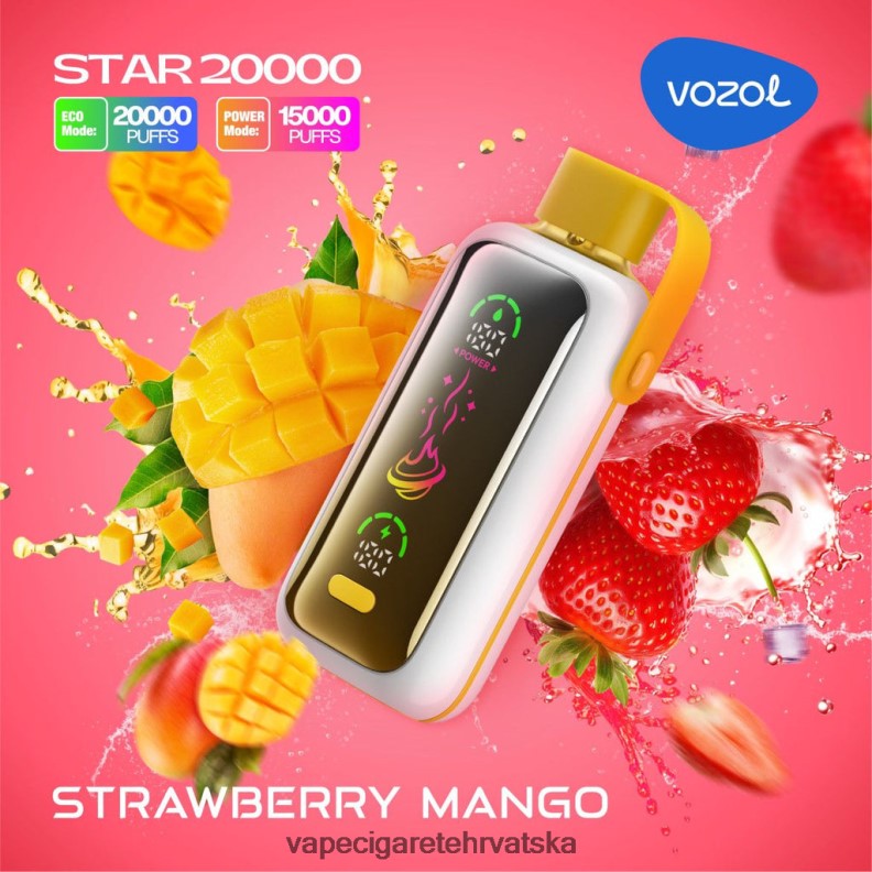 Vape Shop Zagreb - VOZOL STAR 20000 DT00R1 jagoda mango
