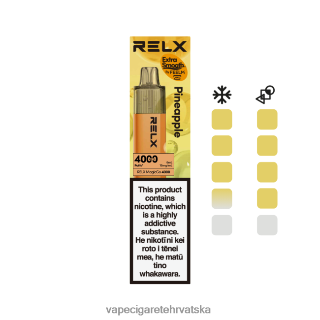 Vape Shop Zagreb - RELX MagicGo 4000 jednokratnih vapea ananas JHT6P21